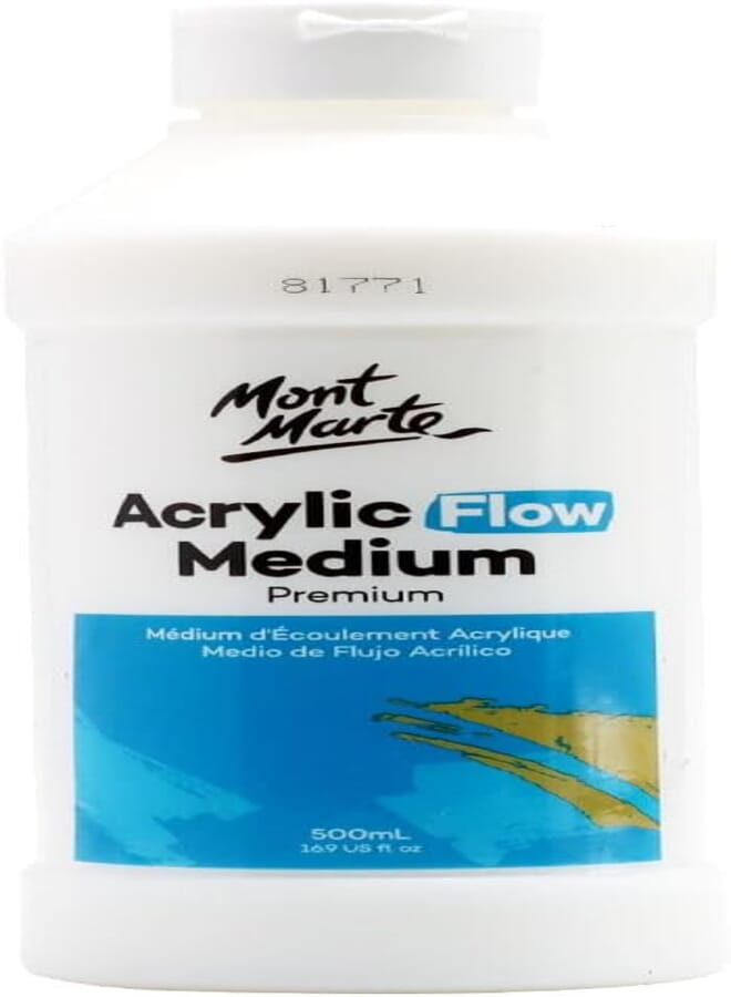 Mont Marte Acrylic Medium - Flow Medium 500ml